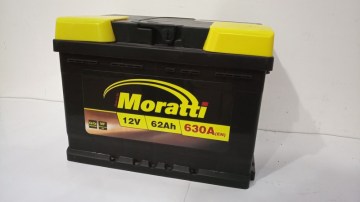 Moratti 62Ah R+ 630A (1)